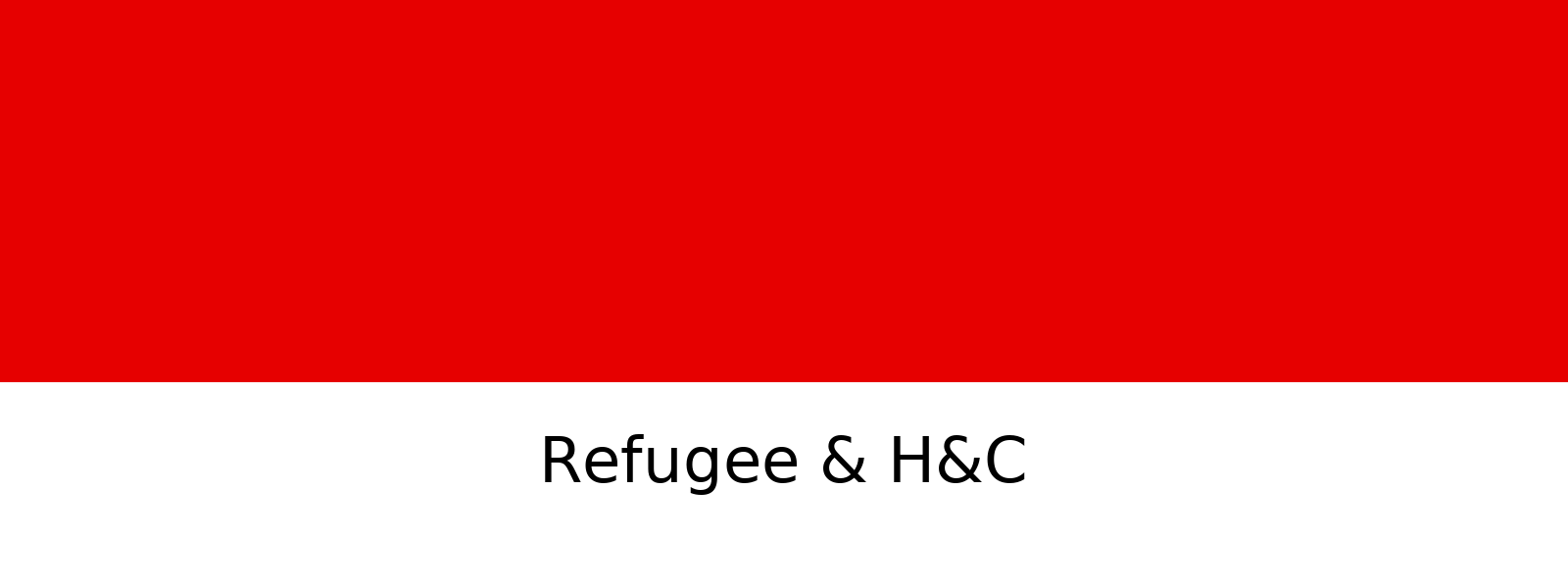 Refugee & Humanitarian